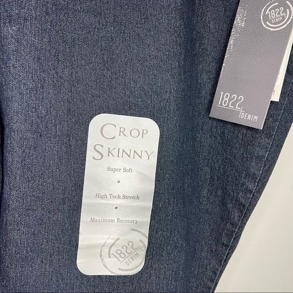 NEW 1822 Denim Plus Size Cropped Denim Capris Plus Size 20W - Picture 3 of 13